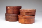 FOUR AMERICAN PANTRY BOXES. Se