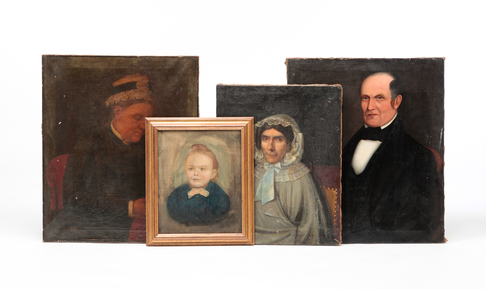 FOUR AMERICAN PORTRAITS. Nineteenth