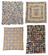 FOUR AMERICAN QUILTScomprising