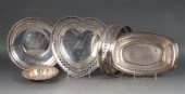 Four American silver and one G