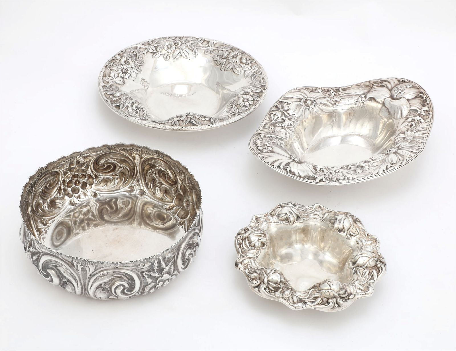 FOUR AMERICAN STERLING SILVER