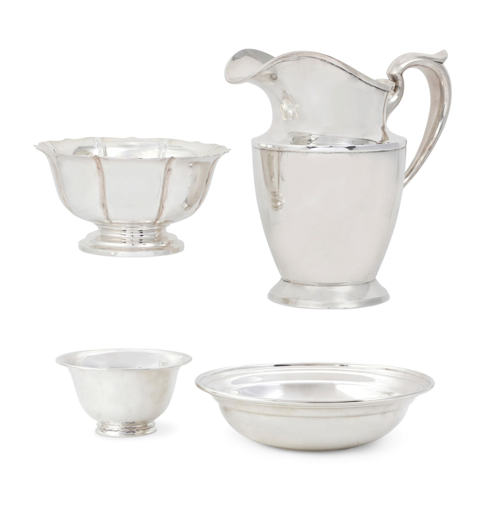 FOUR AMERICAN STERLING SILVER
