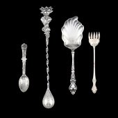 FOUR AMERICAN STERLING SILVER