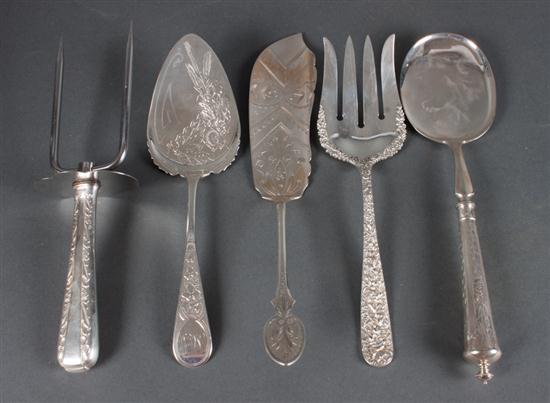 Four American sterling silver