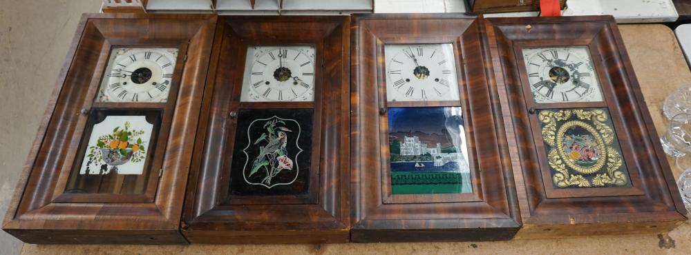 FOUR AMERICAN VICTORIAN MAHOGANY