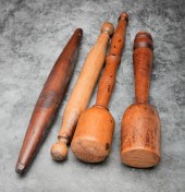 FOUR AMERICAN WOODEN KITCHEN U