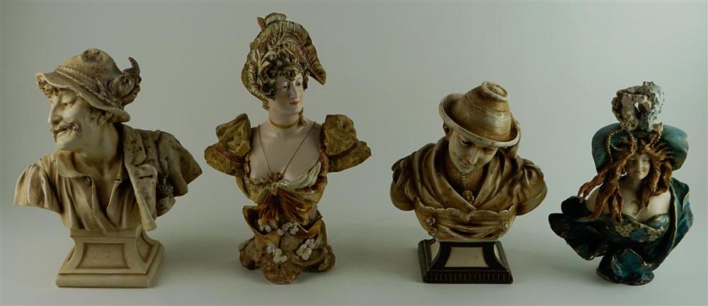 FOUR AMPHORA ART NOUVEAU