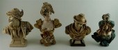 FOUR AMPHORA ART NOUVEAU PORCE