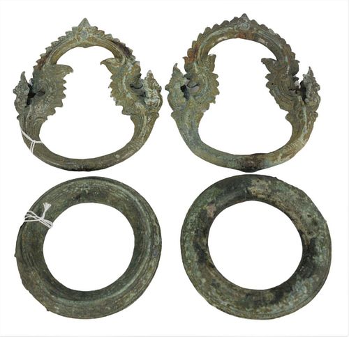 FOUR ANCIENT PIECES TO INCLUDE A