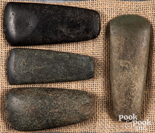 FOUR ANCIENT STONE CELTSFour