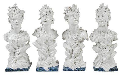 FOUR ANDREA SPADINI ITALIAN POTTERY