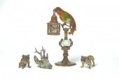 FOUR ANIMAL FIGURES.  Probably