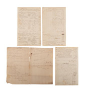 FOUR ANTEBELLUM SLAVE HIRE DOC