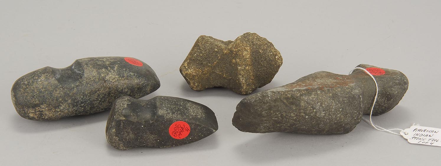 FOUR ANTIQUE AMERICAN INDIAN