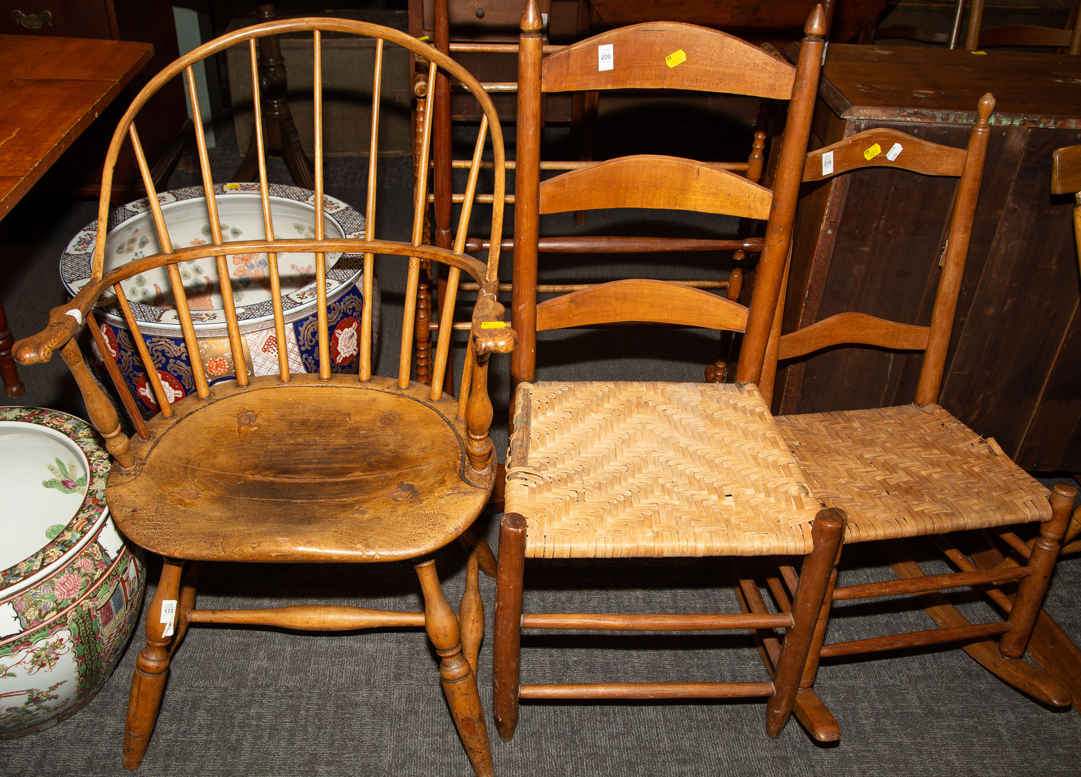 FOUR ANTIQUE AMERICAN VERNACULAR
