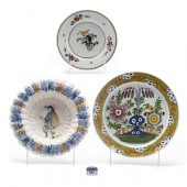 FOUR ANTIQUE DELFT / FAIENCE I