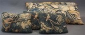 FOUR ANTIQUE FLEMISH TAPESTRY