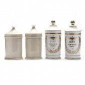 FOUR ANTIQUE FRENCH APOTHECARY