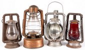 FOUR ANTIQUE LANTERNSFour anti