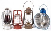 FOUR ANTIQUE LANTERNSFour anti