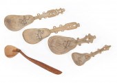 FOUR ANTIQUE SCANDINAVIAN INCI