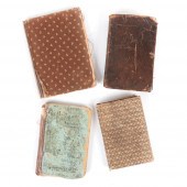 FOUR ANTIQUE SCHOOL BOOKS: PET
