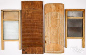 FOUR ANTIQUE WASHBOARDS<br>Fou