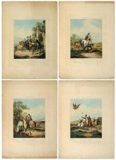 Four aquatints after Turner: H