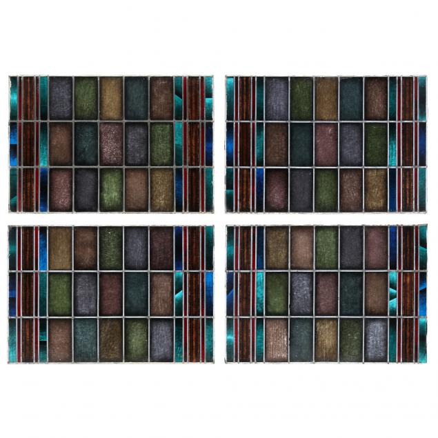 FOUR ARCHITECTURALLY SALVAGED