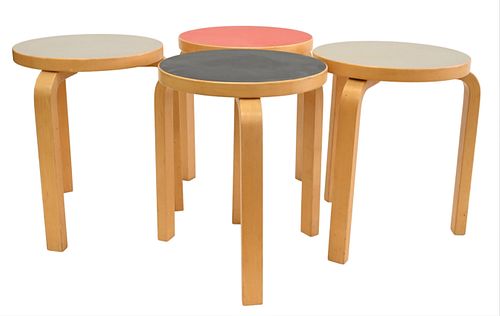 FOUR ARTEK STOOLS BY ICFFour