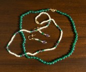 FOUR ARTICLES OF BEAD AND FOUR