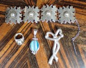FOUR ARTICLES OF MEXICO SILVER