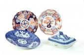 FOUR ASIAN SERVING PIECES.  Tw
