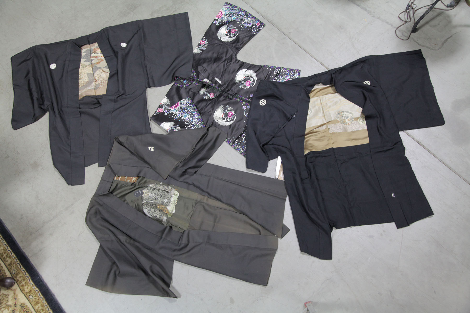 FOUR ASIAN TEXTILES.  Japan  20th
