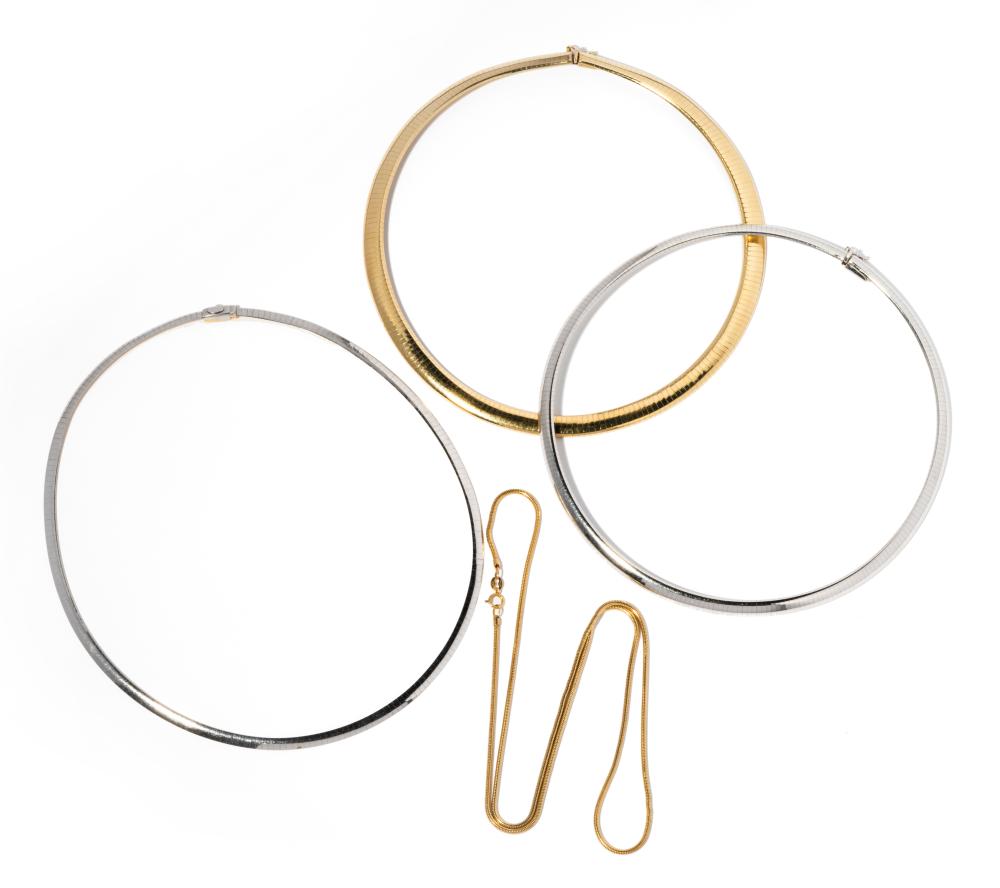 FOUR ASSORTED 14 KARAT GOLD