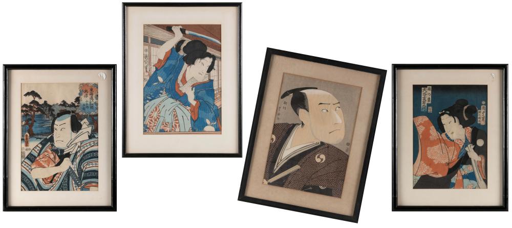 FOUR ASSORTED ACTOR PRINTS EDO