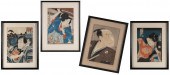FOUR ASSORTED ACTOR PRINTS EDO