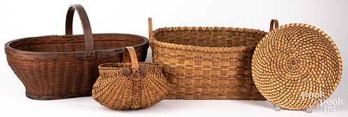 FOUR ASSORTED BASKETSFour
