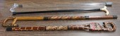 FOUR ASSORTED CANESFour Assort