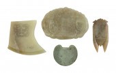 FOUR ASSORTED CHINESE THIN GRE