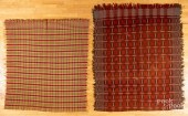 FOUR ASSORTED COVERLETS, 19TH