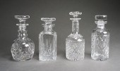 FOUR ASSORTED CUT AND MOLDED C