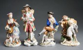 FOUR ASSORTED EUROPEAN PORCELA