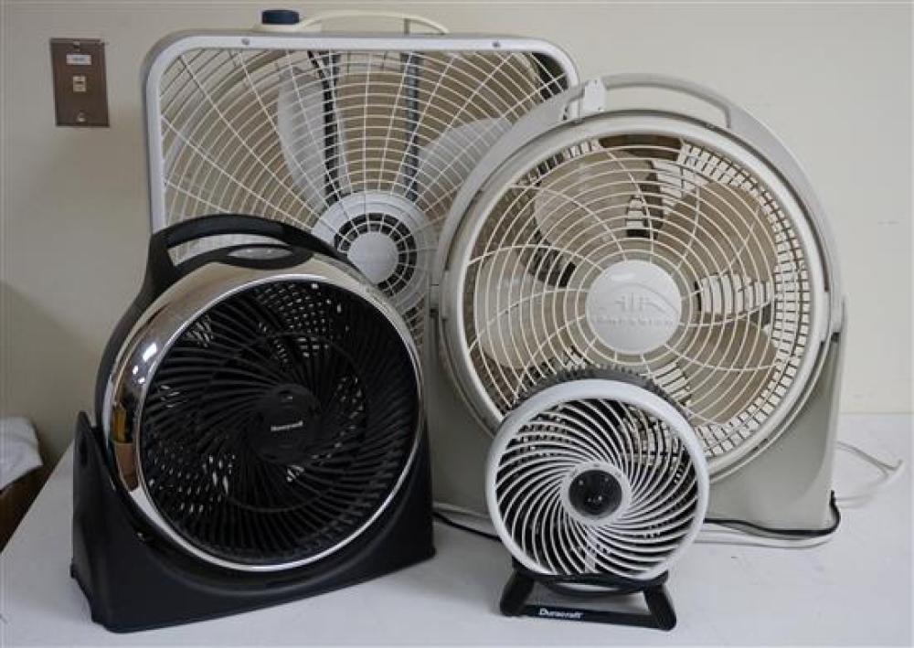 FOUR ASSORTED FANSFour Assorted