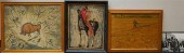 FOUR ASSORTED FRAMED PRINTSFou