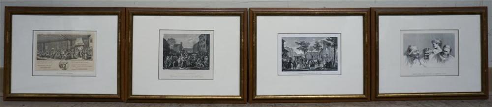 FOUR ASSORTED HISTORICAL PRINTS,