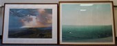 FOUR ASSORTED LARGE FRAMED WOR