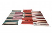 FOUR ASSORTED NAVAJO WOOL RUGS
