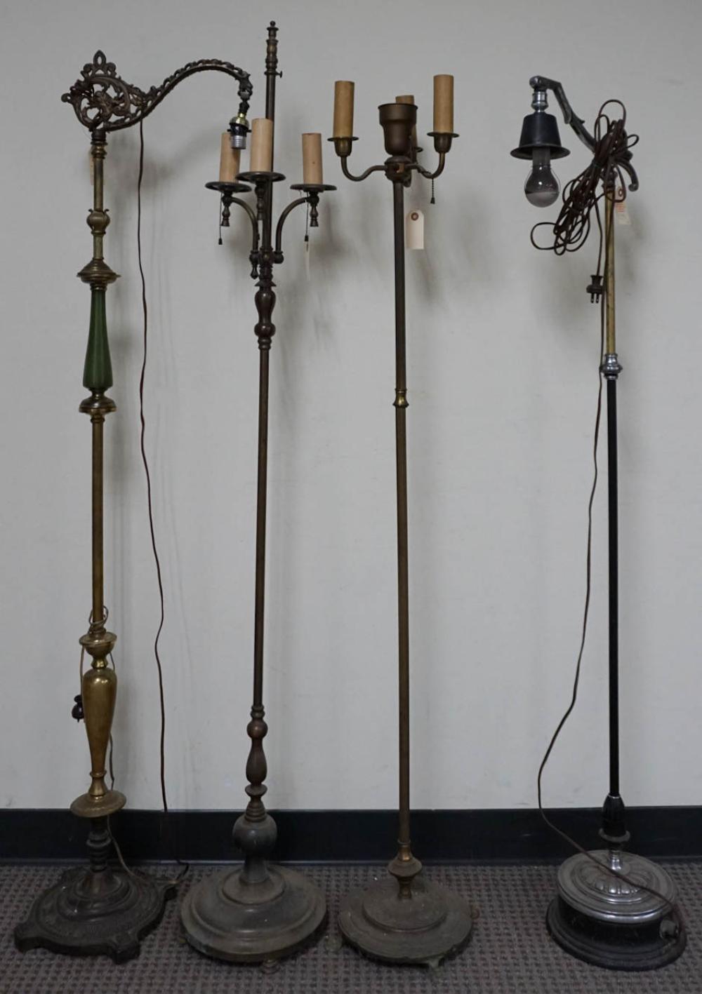 FOUR ASSORTED PATINATED METAL TWO