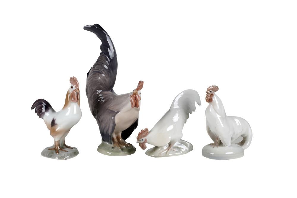FOUR ASSORTED PORCELAIN